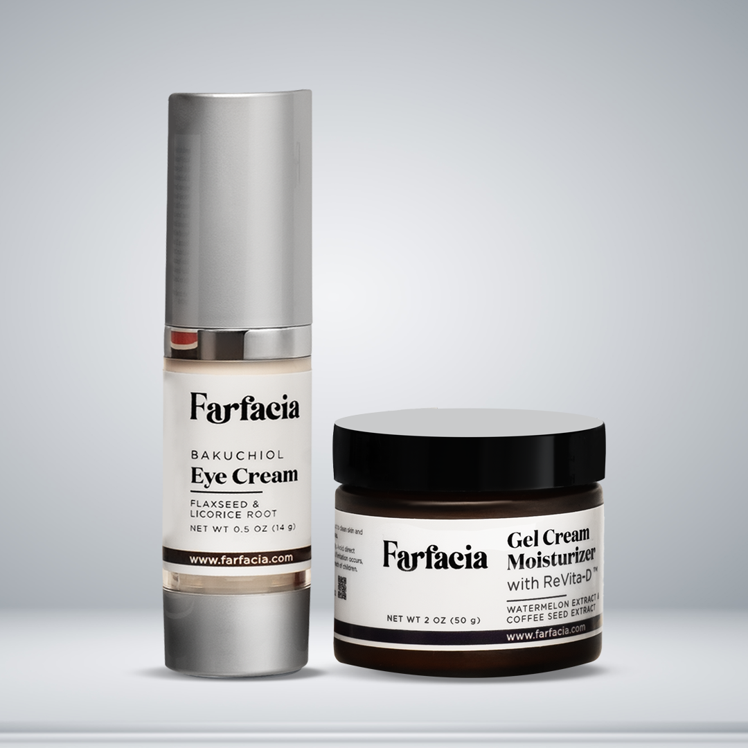 ReVita-D™ Gel Cream & Bakuchiol Eye Cream with Flaxseed